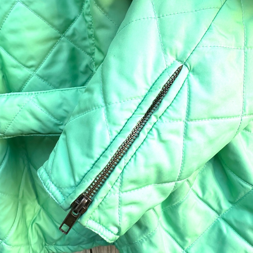 J. McLaughlin Green Quilted Women's Jacket Sz M - Picture 5 of 11